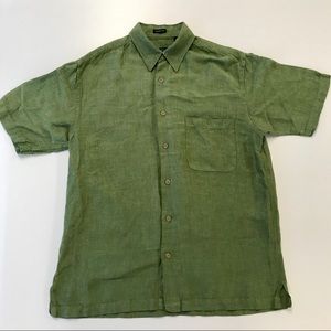 VAN HEUSEN Linen Button Down | Size S